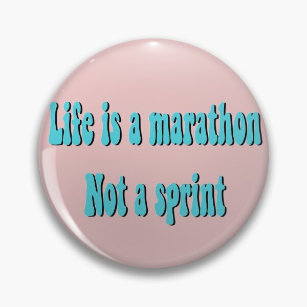 Item preview, Life is a marathon designed and sold by bdadsmagee.