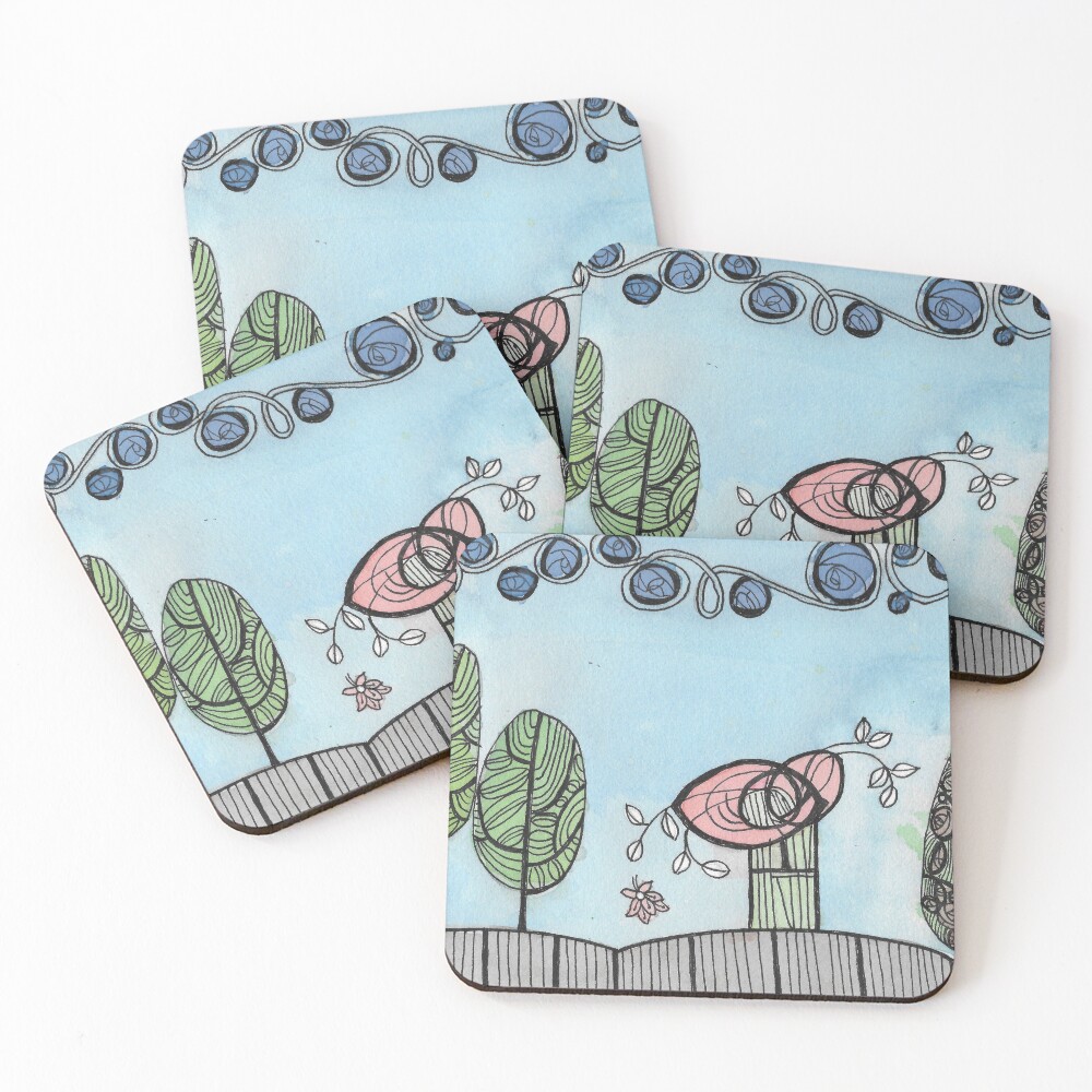 Mackintosh Village Coasters (Set of 4)