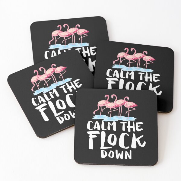 Item preview, Calm The Flock Down Pink Flamingos Funny Flamingo Lover designed and sold by MarkHudson78.