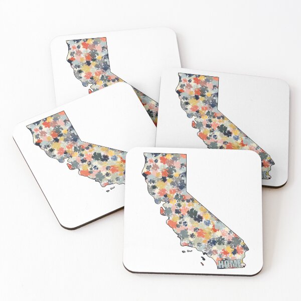 Item preview, Paint Splatter California  designed and sold by ComeAlongHarper.