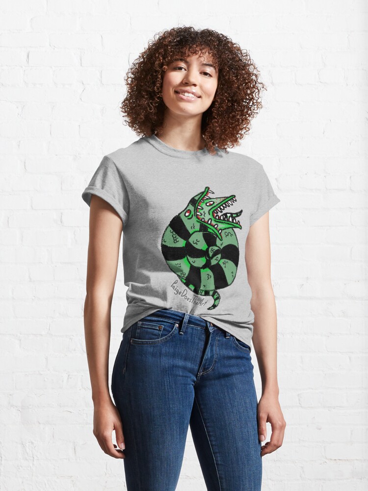 Alternate view of Beetlejuice Snake Classic T-Shirt
