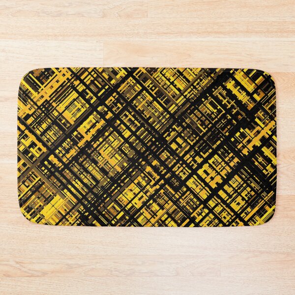 Item preview, Diagonal Line Pattern in Yellow and Black designed and sold by Lyle Hatch.