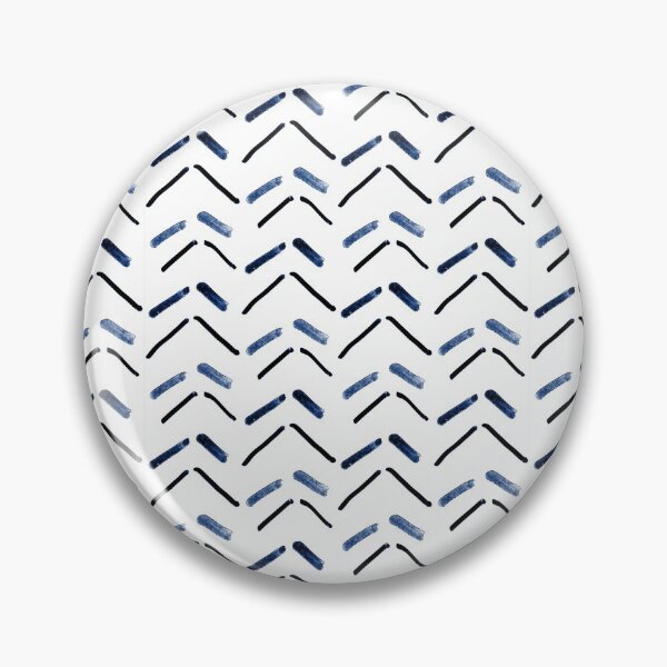 Item preview, Blue Chevron Abstract Arrow Art Print designed and sold by STARtoSTONE.