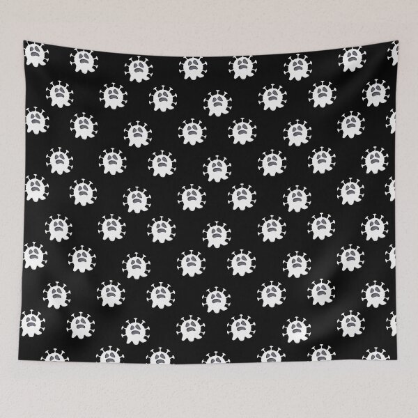 Item preview, Ghost of Covid Pattern Halloween 2020 Black designed and sold by TheBrightInk.