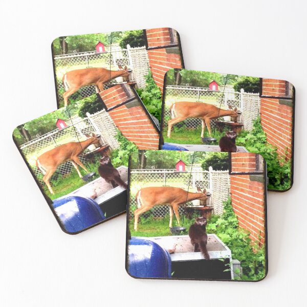 Item preview, THE BACK YARD VISITORS designed and sold by JoAnnHayden.