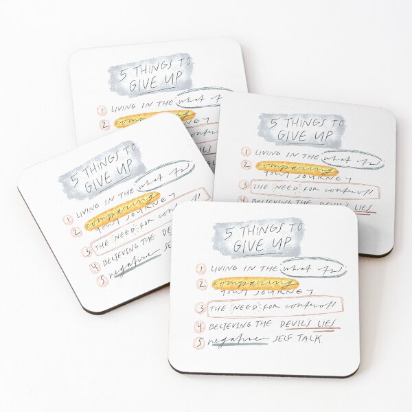 Item preview, 5 things to give up designed and sold by seaniemendoza.