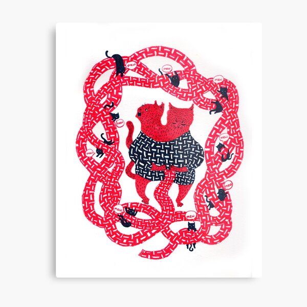 Kitty Metal Print