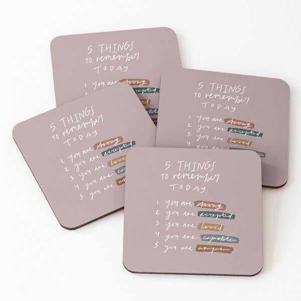 Item preview, 5 things to remember today designed and sold by seaniemendoza.