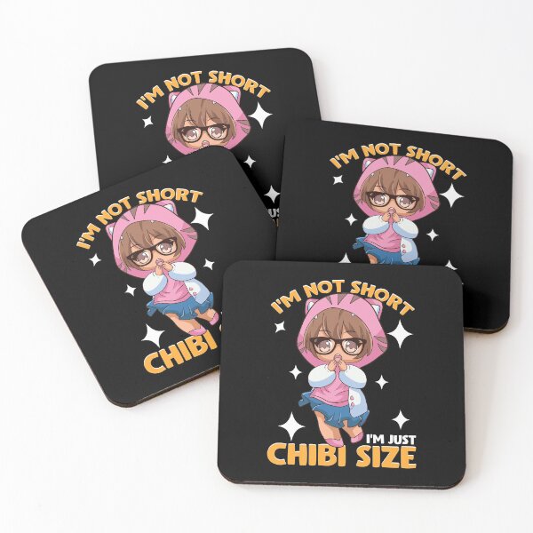 Item preview, I'm Not Short I'm Just Chibi Size Cute Anime Girl designed and sold by perfectpresents.