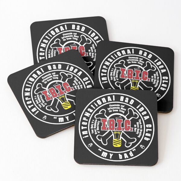 Item preview, International Bad Idea Club designed and sold by MonkeyBoy Productions.