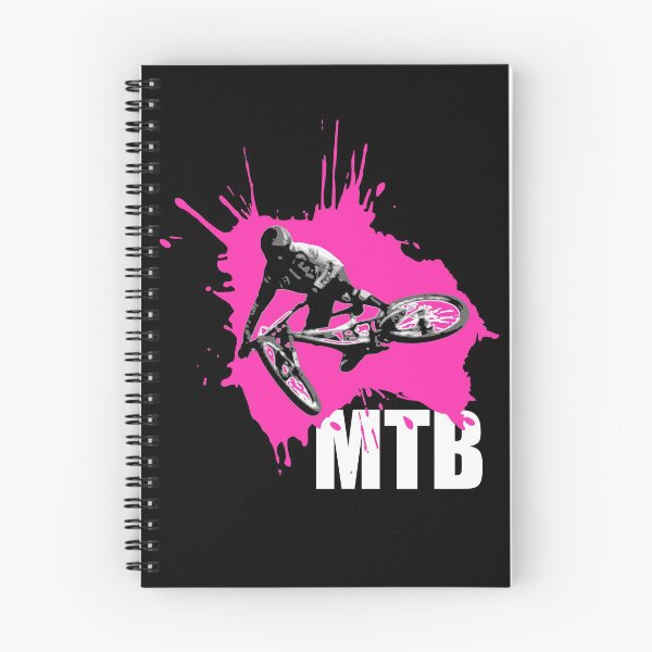 Item preview, Mountain biker downhill jump MTB pink designed and sold by Denis Rösler.