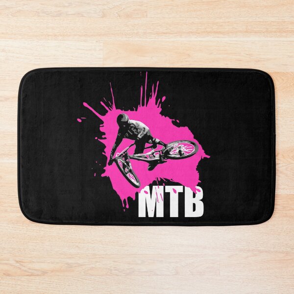 Item preview, Mountain biker downhill jump MTB pink designed and sold by Denis Rösler.