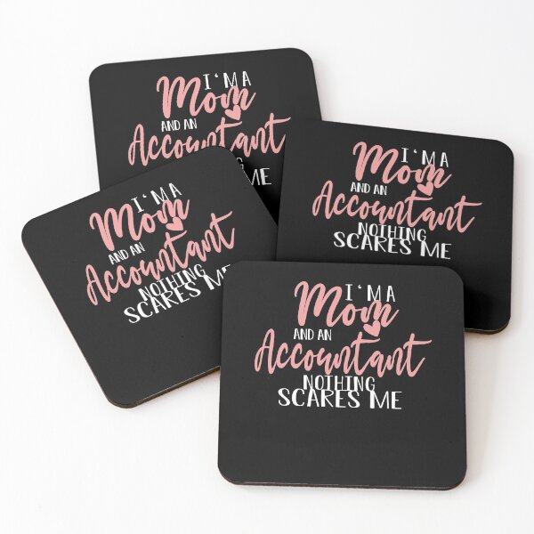 Aperçu de l'œuvre Je suis une maman et un cadeau de fête des mères comptable créée et vendue par zedesignn.