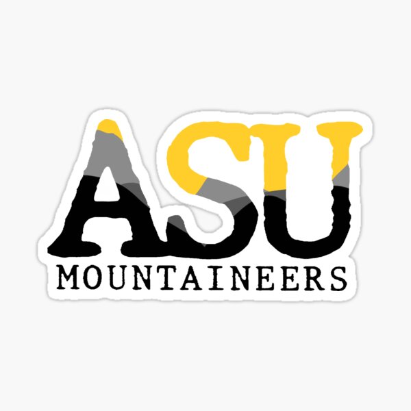 ASU mtn silhouette Sticker