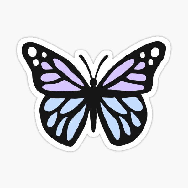 Monarch Butterfly Sticker