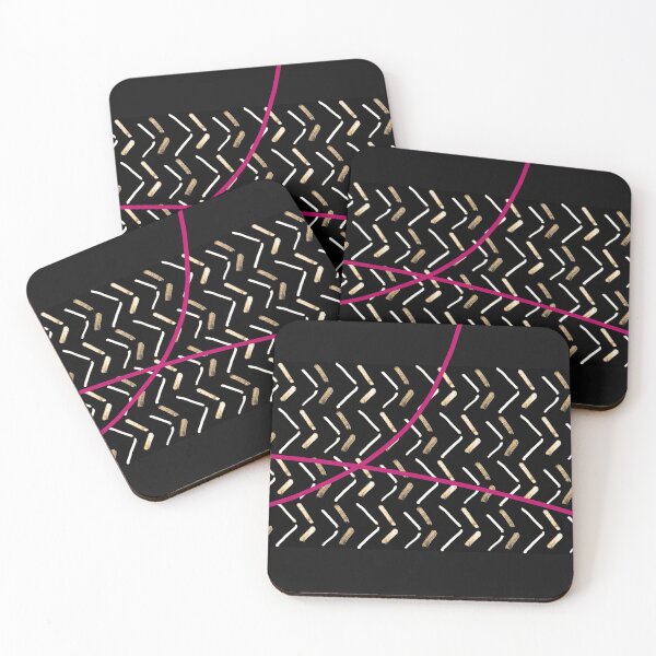Item preview, Boho Glam Tribal Art Print with a Splash of Pink designed and sold by STARtoSTONE.