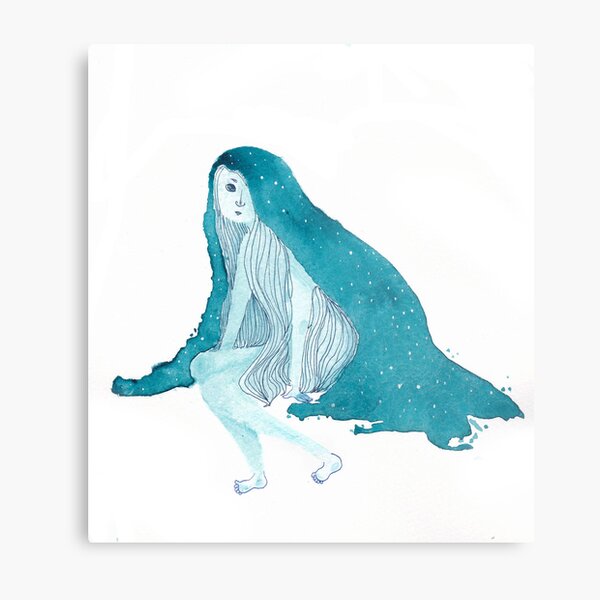 Star Lady Metal Print