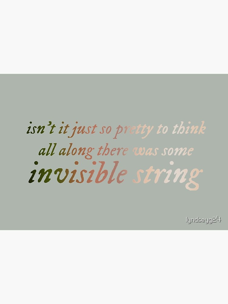 invisible string lyrics