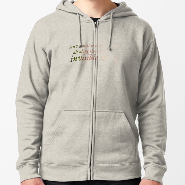 gray hoodie with white strings