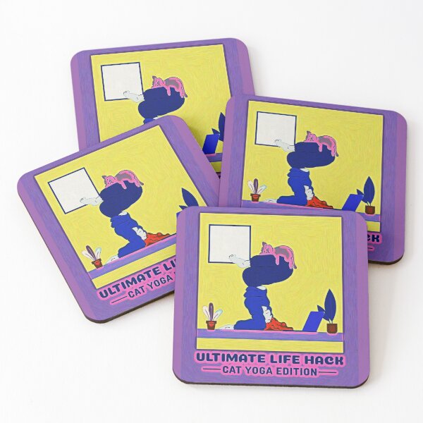 Item preview, Ultimate Life Hack--CAT YOGA! designed and sold by HamiltonmagicTs.