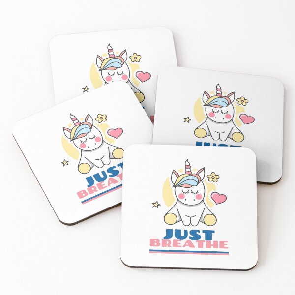 Aperçu de l'œuvre Juste respirer la licorne créée et vendue par Dope-Merch.