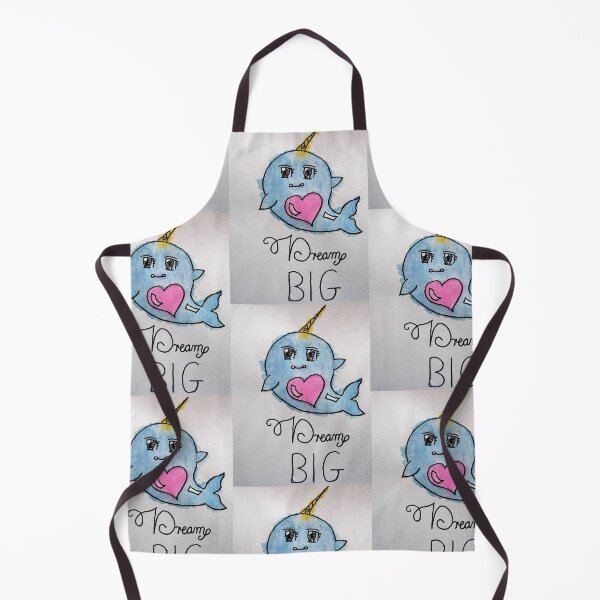 Item preview, Dream Big Narwhal Watercolor Painting designed and sold by Sarah  Rajkotwala.