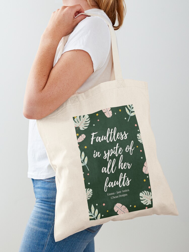 Emma Quote Tote Bag