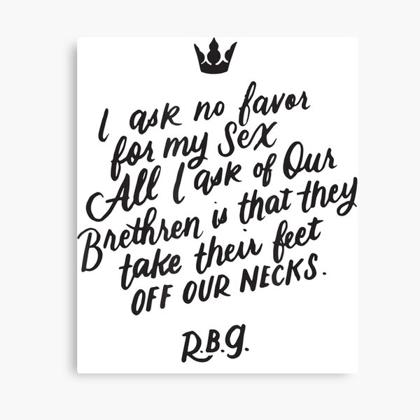 Ruth Bader Ginsburg Notorious RBG Canvas Print