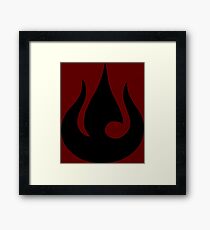 Fire Nation Royal Banner Framed Print