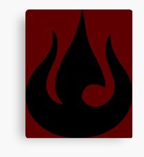 Lienzo Bandera real de la nación del fuego