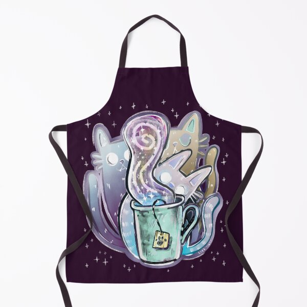 Item preview, Tea and Cats designed and sold by TheDoodlingYogi.