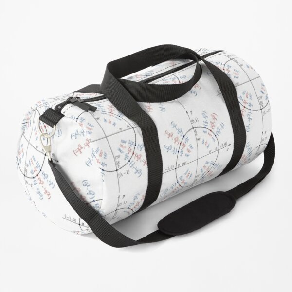 Unit circle angles. Trigonometry, Math Formulas, Geometry Formulas Duffle Bag