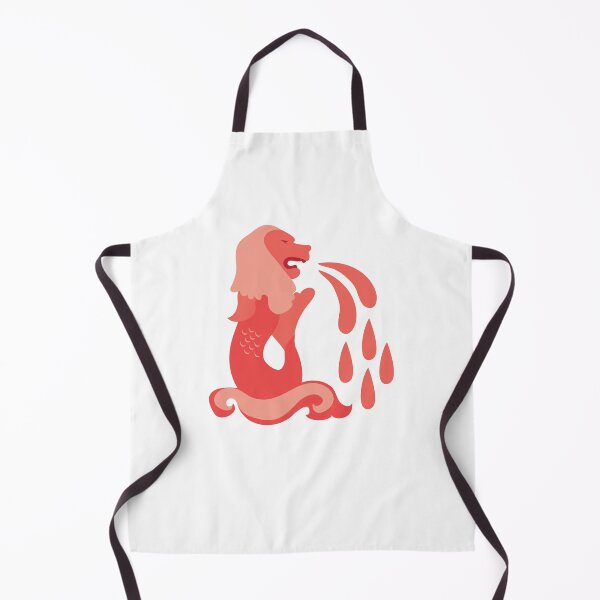 Item preview, The red MERLION with water designed and sold by jazzydevil.