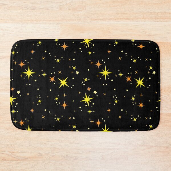 Item preview, Tiny Star Bursts in Black designed and sold by Lauren Heuer.