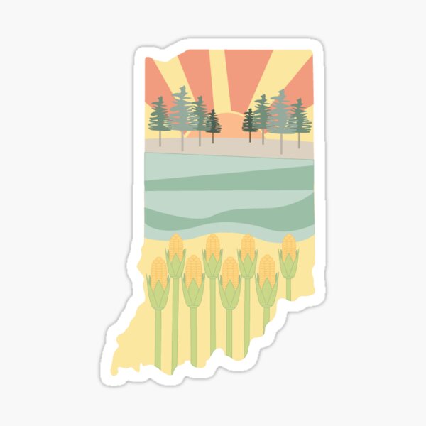 Item preview, Indiana Sticker designed and sold by Jessie Zgirta.