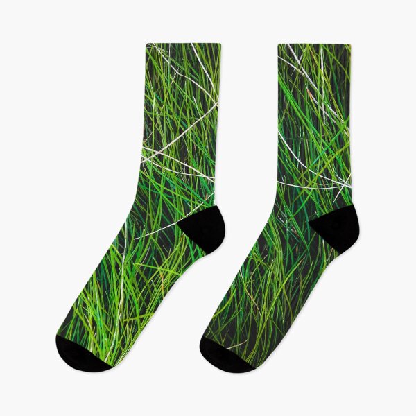 Item preview, closeup green grass field texture abstract background designed and sold by Mrvell.