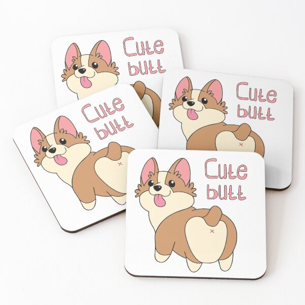 Item preview, Cute Corgi Dog Butt designed and sold by Finde.