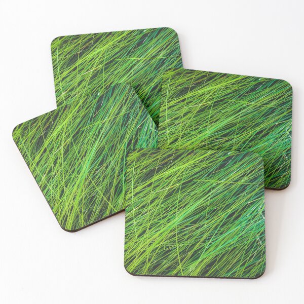 Item preview, closeup green grass field texture background designed and sold by Mrvell.