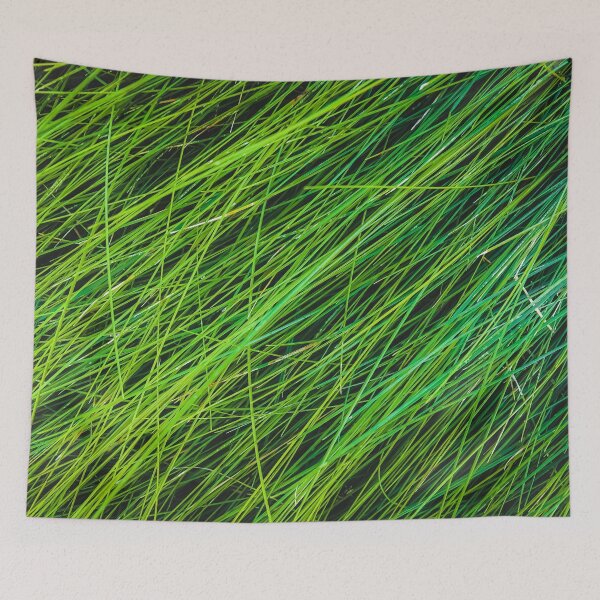 Item preview, closeup green grass field texture background designed and sold by Mrvell.