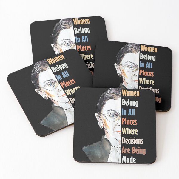 Item preview, Ruth Bader Ginsburg Notorious RBG Women Belong In All Places designed and sold by Lykhota97.