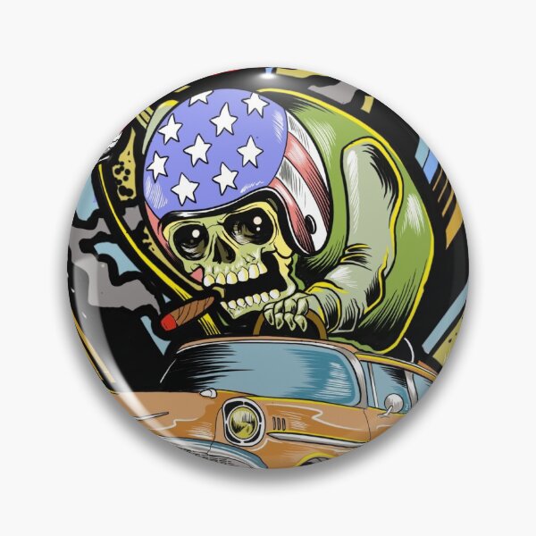 Item preview, Hotrod Skeleton designed and sold by SinisterArtworx.