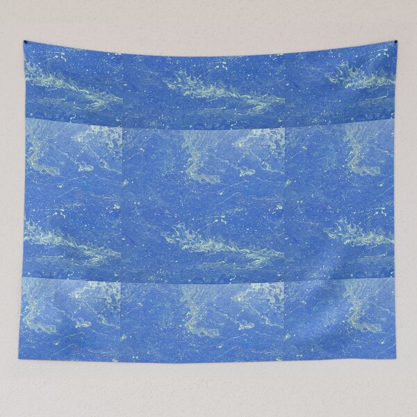 Item preview, Blue Splatter Abstract designed and sold by HighOrb.