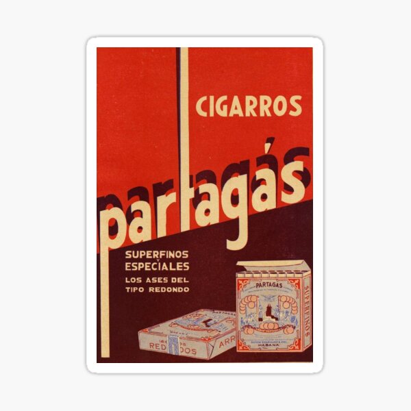 Artikel-Vorschau von Partagas kubanische Zigaretten, designt und verkauft von CtlAltDel.