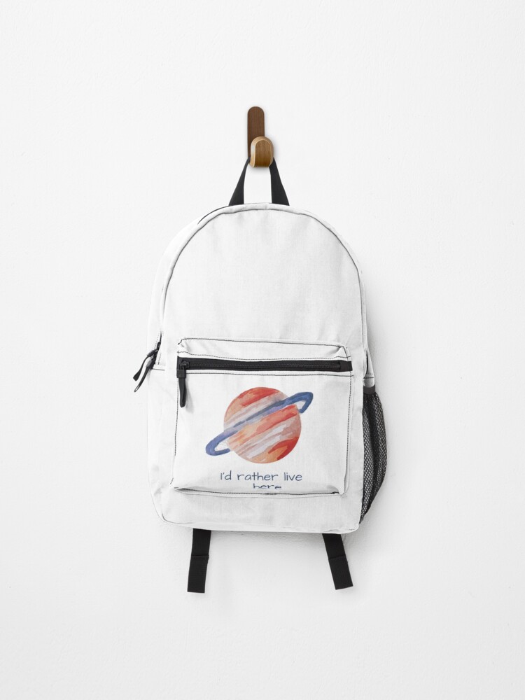 Thumbnail 1 of 3, Backpack, I'd rather live here designed and sold by InManalsMind.