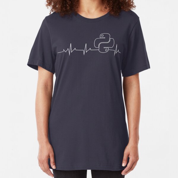 I'm a Programmer, I have a Python Heartbeat Slim Fit T-Shirt