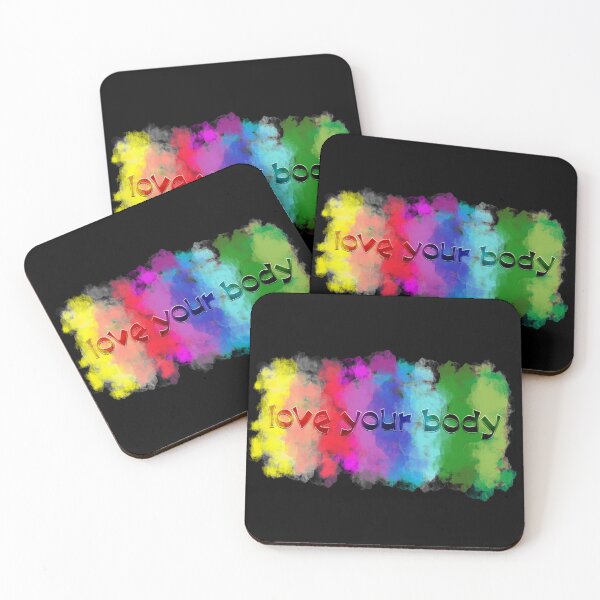 Item preview, Love your body - Love your body with rainbow colors designed and sold by Nicole Bleck.