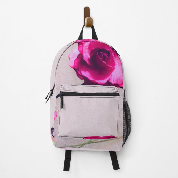 Item preview, closeup blooming pink flowers with white wall background designed and sold by Mrvell.