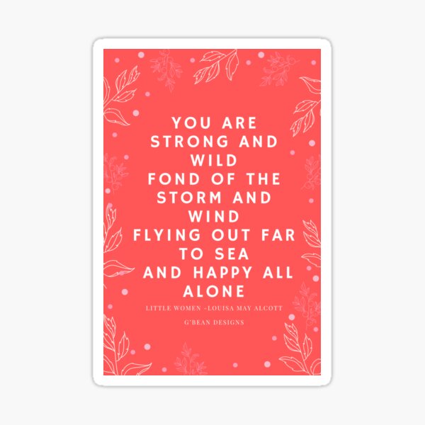 Little Women Quote  Louisa May Alcott Art Print - The power of findin –  Miranda L McNulty