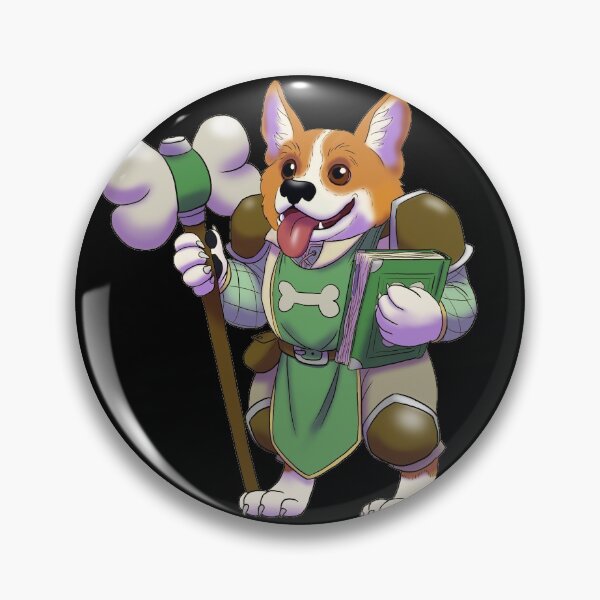 Item preview, D&D Doggo - Corgi Cleric designed and sold by Burning Bee Illustration.