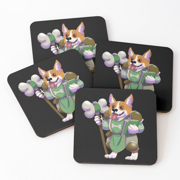 Item preview, D&D Doggo - Corgi Cleric designed and sold by Burning Bee Illustration.